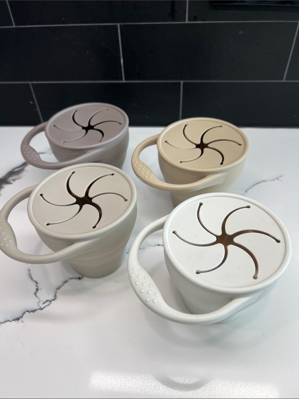 Collapsable Snack Cups (Set of 4)